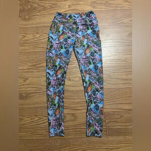 Lularoe City Print Leggings One Size OS